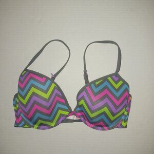 Xhilaration Womens 36B Underwire Multicolored Lightly Padded Bra